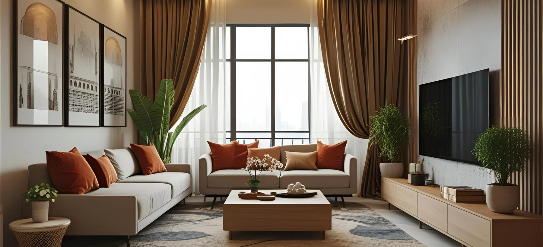 2 and 3 BHK home interior design delivered at Nyati Elysia, Kharadi, Pune
